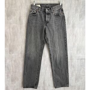 Levi’s 501 Original Jeans Womens 25x32 Straight Leg Premium Denim Button Fly
